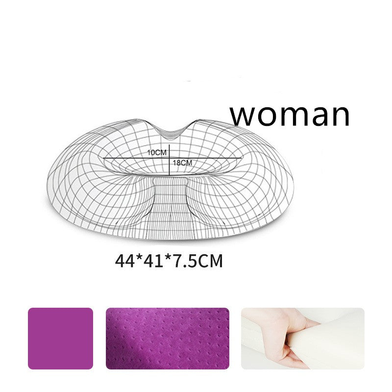 Ergonomic Memory Foam Seat Cushion – Tailbone Pain Relief & Posture Support