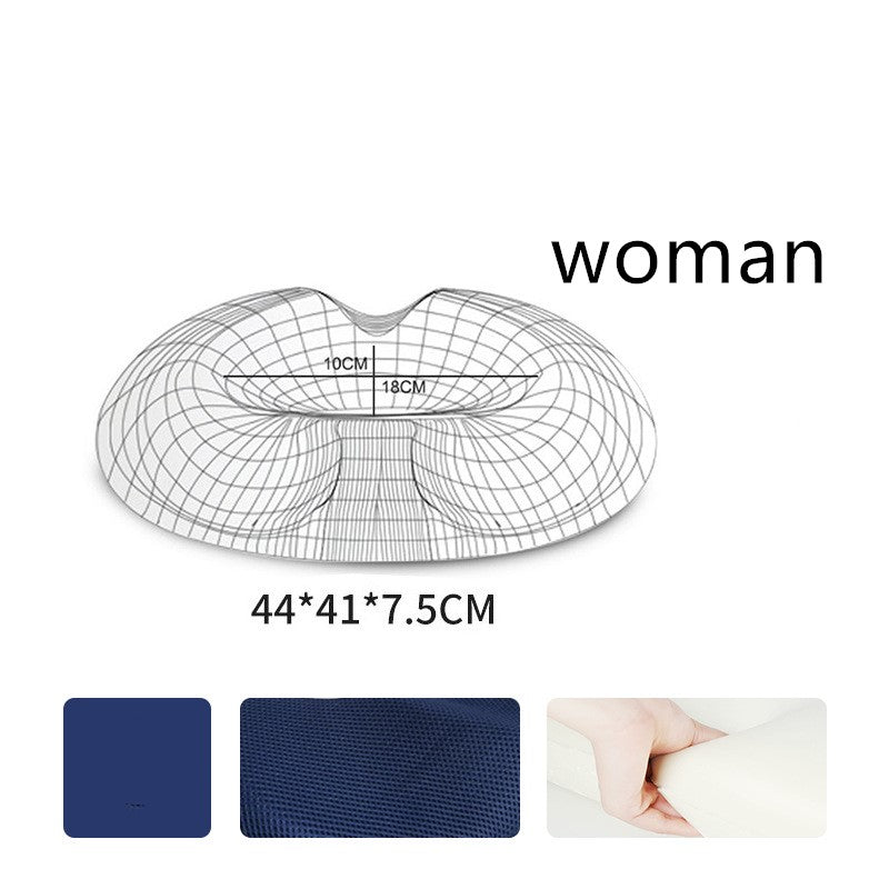Ergonomic Memory Foam Seat Cushion – Tailbone Pain Relief & Posture Support
